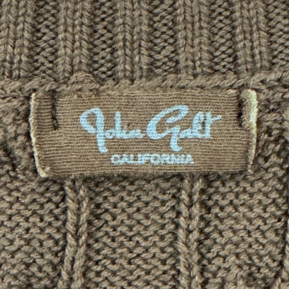 Brandy Melville Brown V-Neck Cable Knit Sweater - Picture 4 of 6